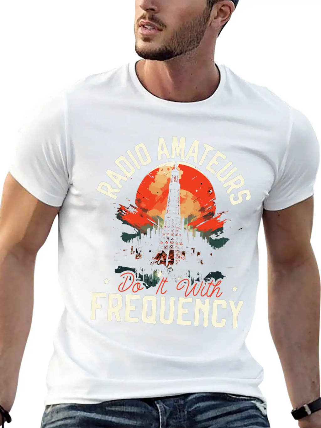 Ham Radio Operator Morse Code Radioactivity Basic Graphic T-Shirt – Daily Comfort In Soft Cotton