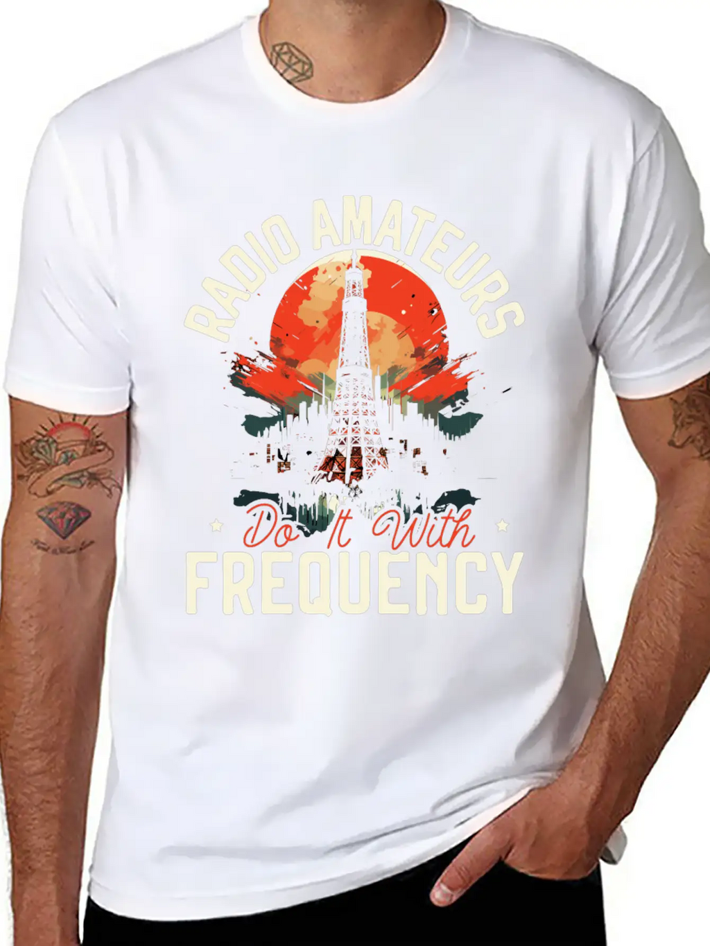 Ham Radio Operator Morse Code Radioactivity Basic Graphic T-Shirt – Daily Comfort In Soft Cotton