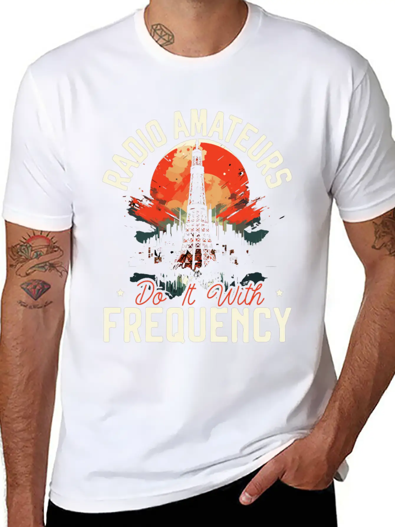 Ham Radio Operator Morse Code Radioactivity Basic Graphic T-Shirt – Daily Comfort In Soft Cotton