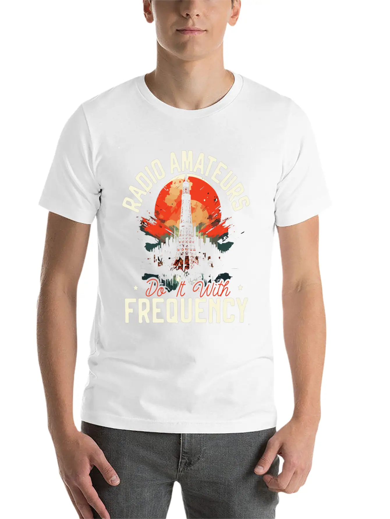 Ham Radio Operator Morse Code Radioactivity Basic Graphic T-Shirt – Daily Comfort In Soft Cotton