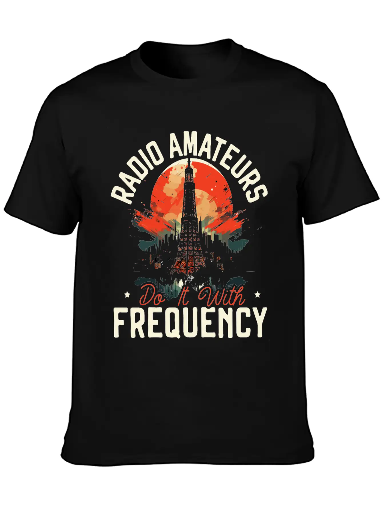 Ham Radio Operator Morse Code Radioactivity Basic Graphic T-Shirt – Daily Comfort In Soft Cotton