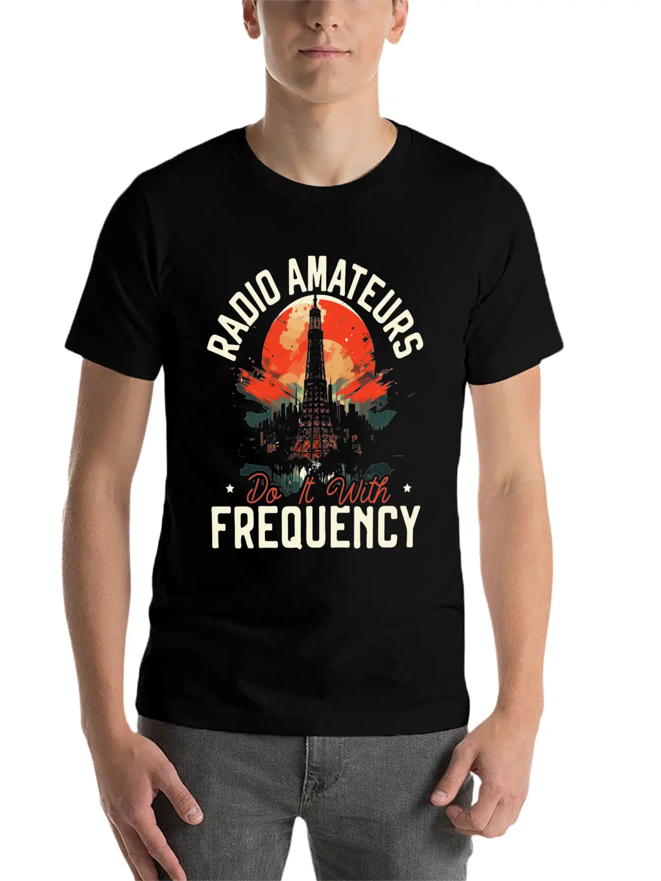 Ham Radio Operator Morse Code Radioactivity Basic Graphic T-Shirt – Daily Comfort In Soft Cotton