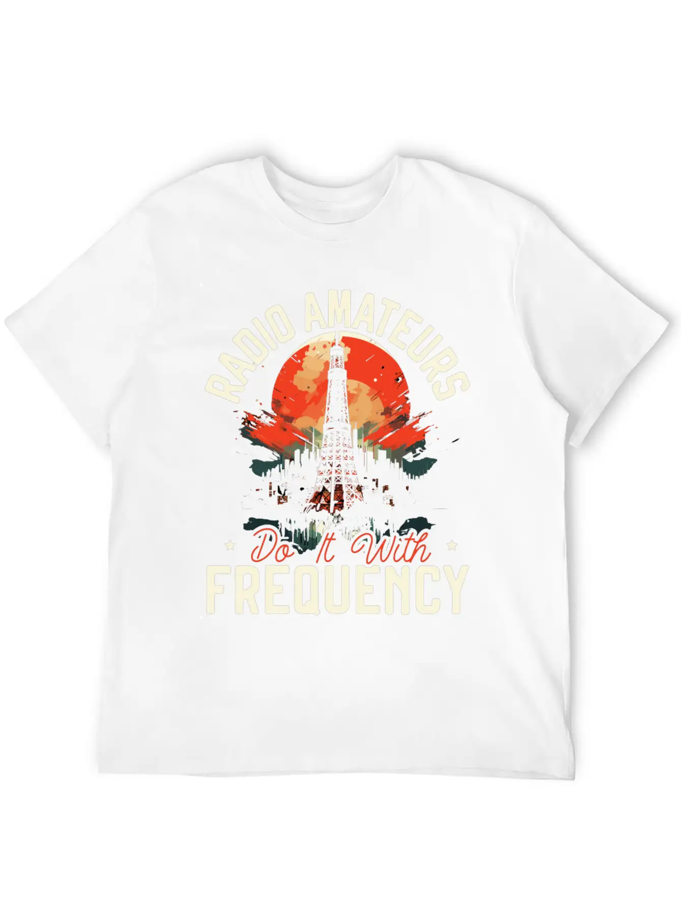 Ham Radio Operator Morse Code Radioactivity Basic Graphic T-Shirt – Daily Comfort In Soft Cotton