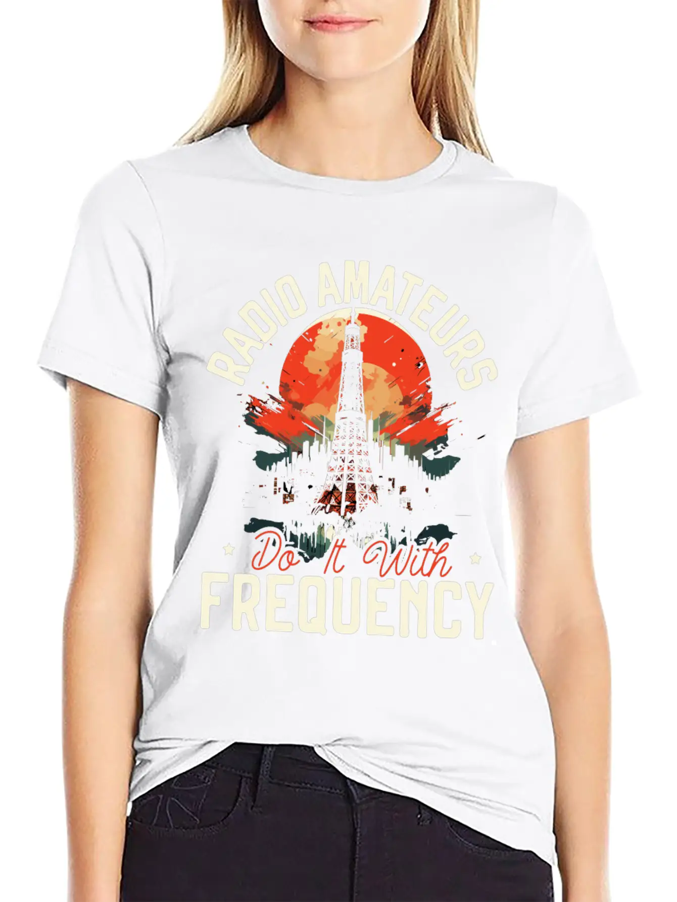 Ham Radio Operator Morse Code Radioactivity Basic Graphic T-Shirt – Daily Comfort In Soft Cotton