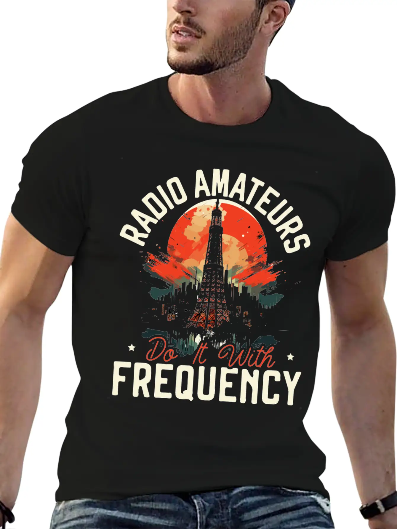 Ham Radio Operator Morse Code Radioactivity Basic Graphic T-Shirt – Daily Comfort In Soft Cotton