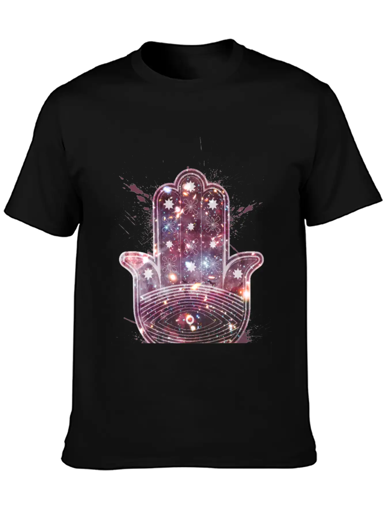 Hamsa Fatima Hand Breathable Graphic T-Shirt – Perfect For Casual Days