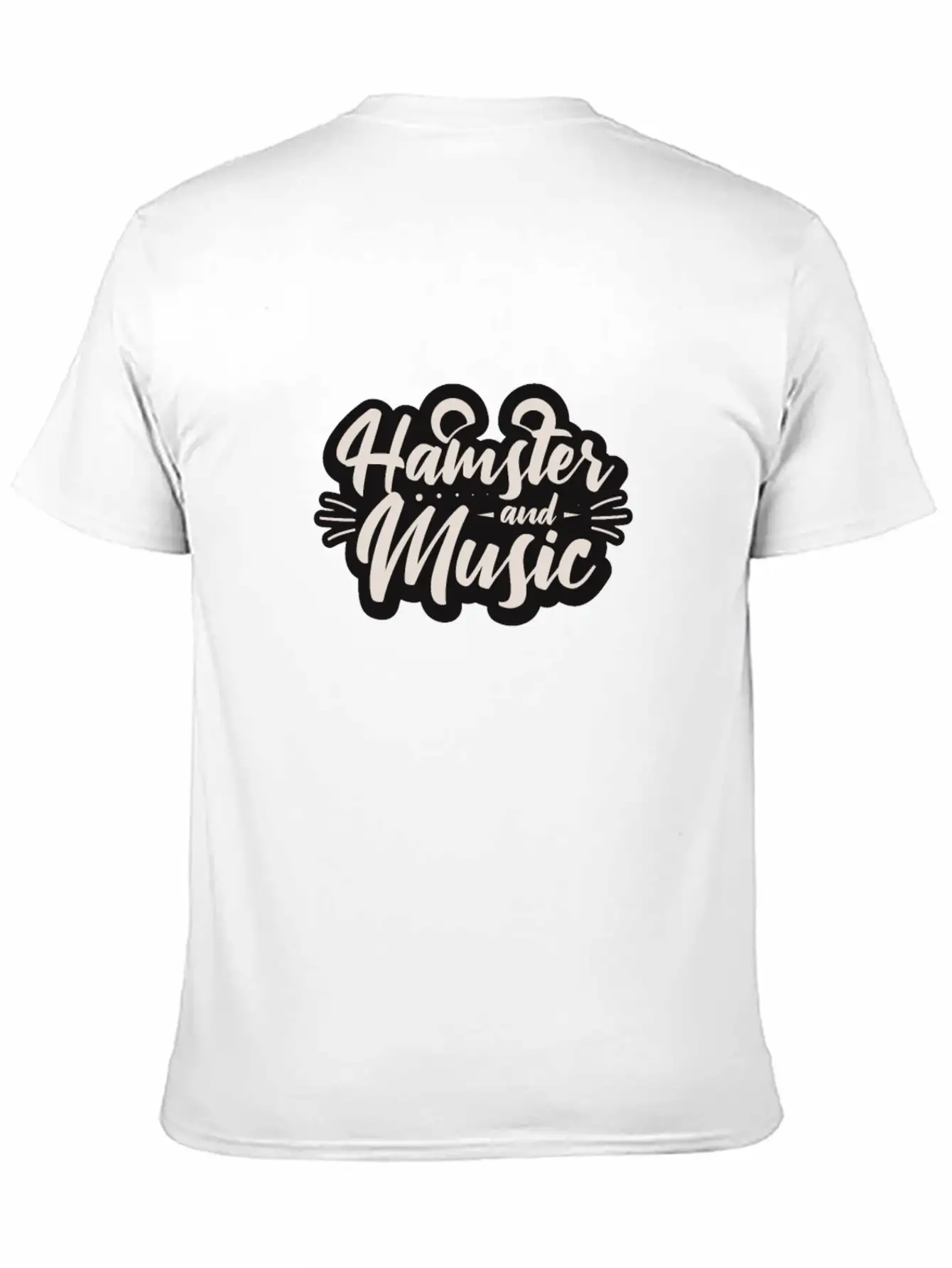 Hamster And Music Funny Rodent Basic Graphic T-Shirt – Daily Comfort In Soft Cotton