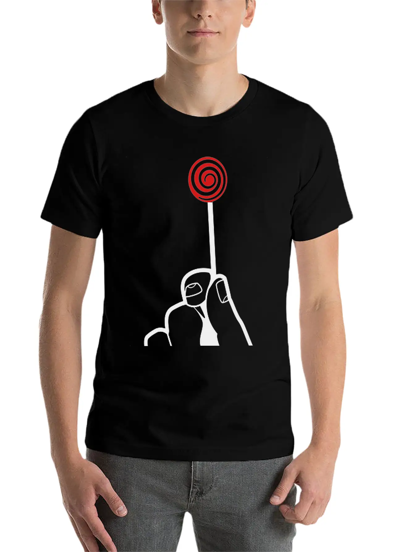 Hand With Lollipop Relaxed Everyday Tee – Lightweight And Durable Cotton