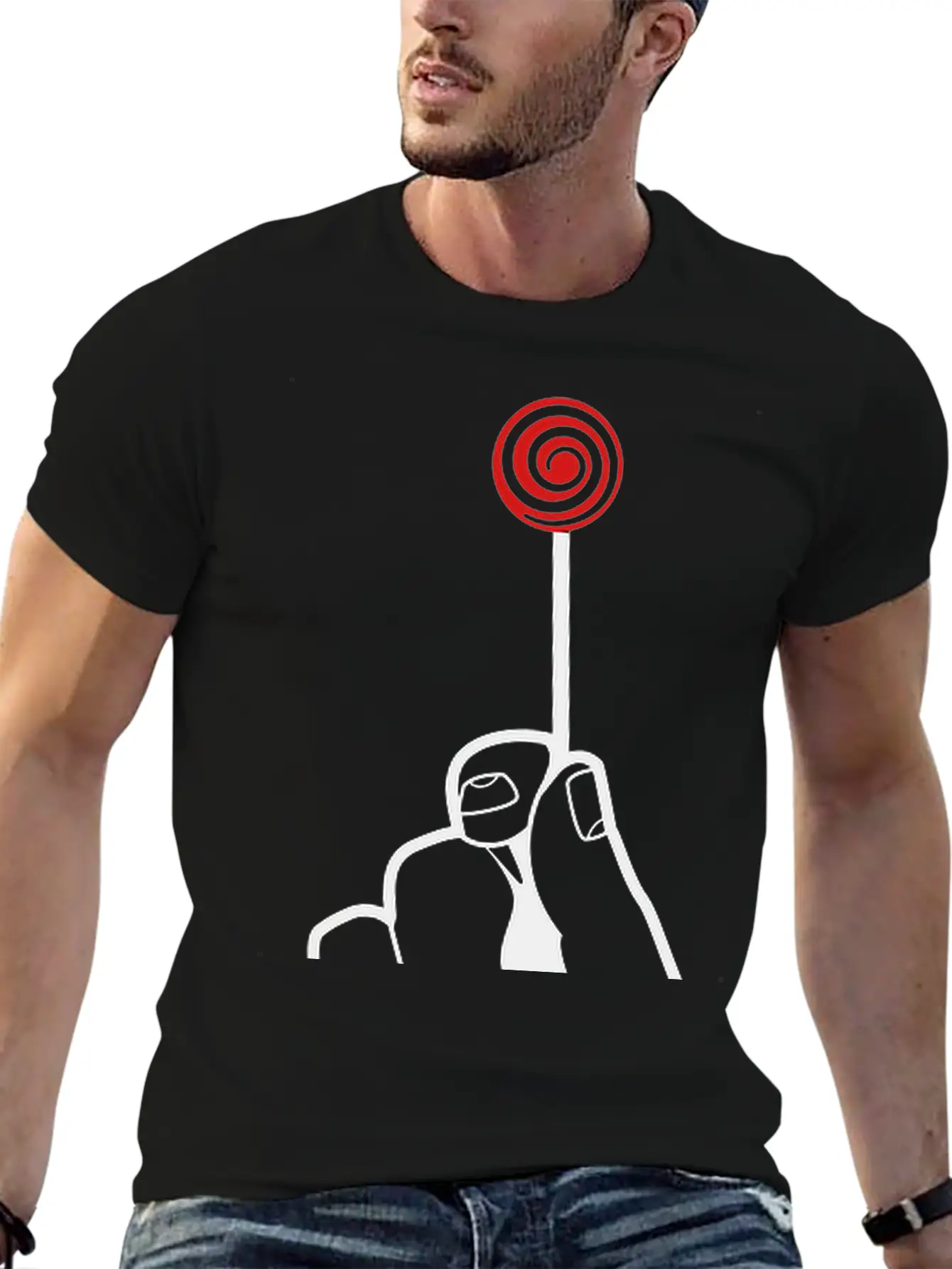 Hand With Lollipop Relaxed Everyday Tee – Lightweight And Durable Cotton