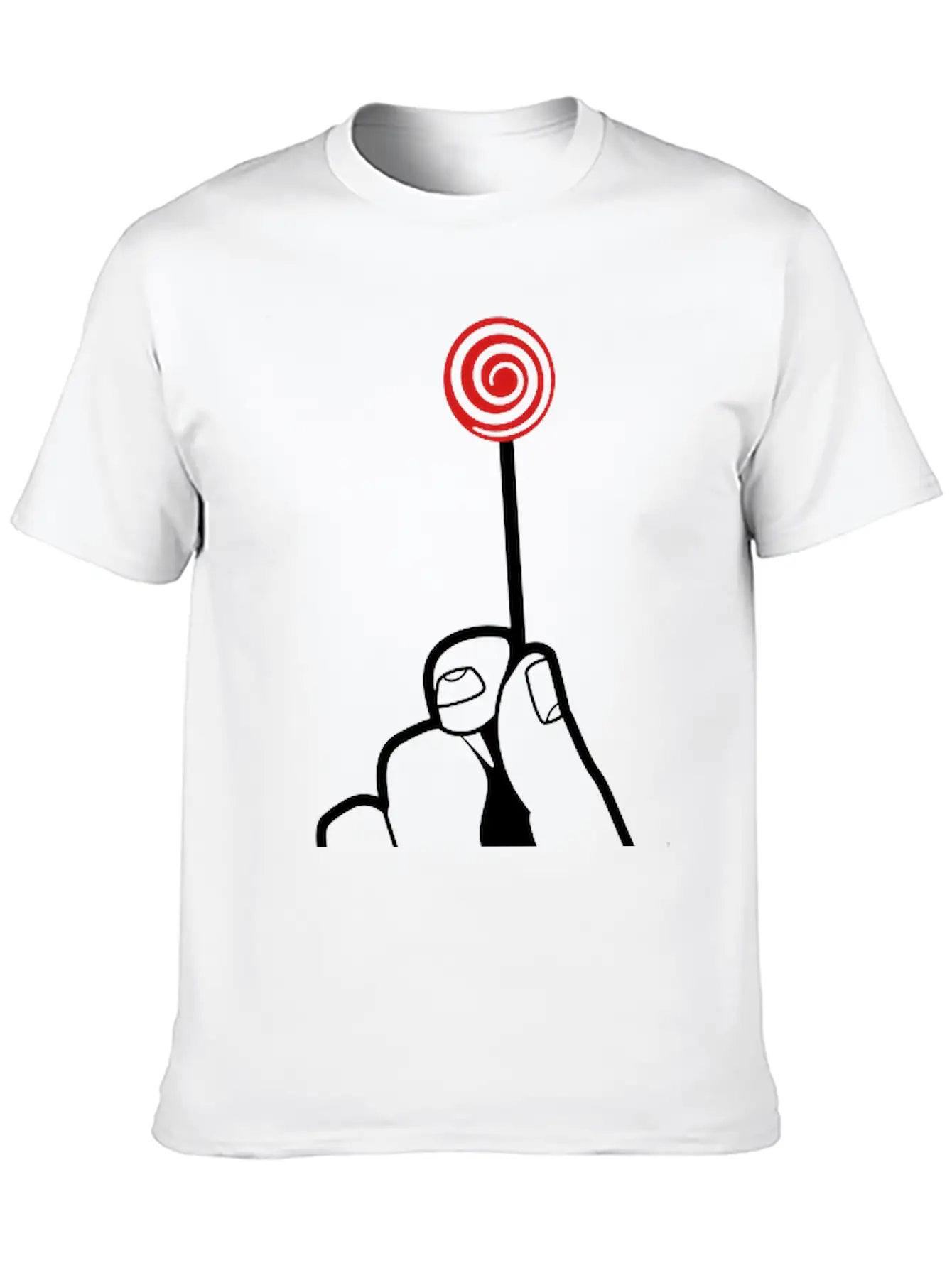 Hand With Lollipop Relaxed Everyday Tee – Lightweight And Durable Cotton