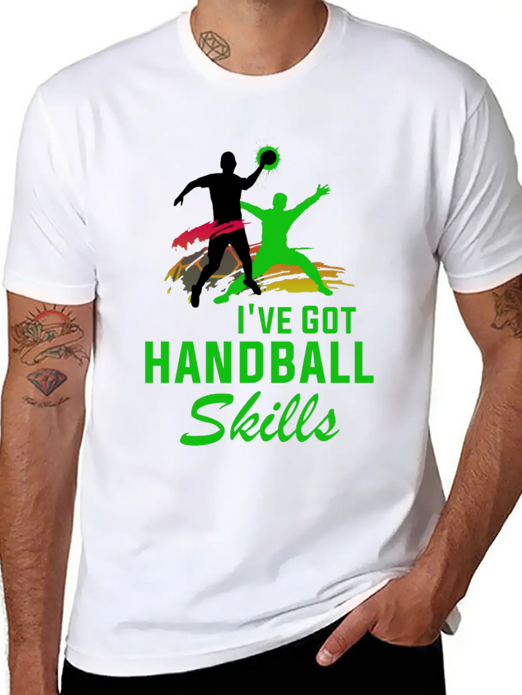 Handball Hand Ball Player Throw Sports Tournament Breathable Graphic T-Shirt – Perfect For Casual Days