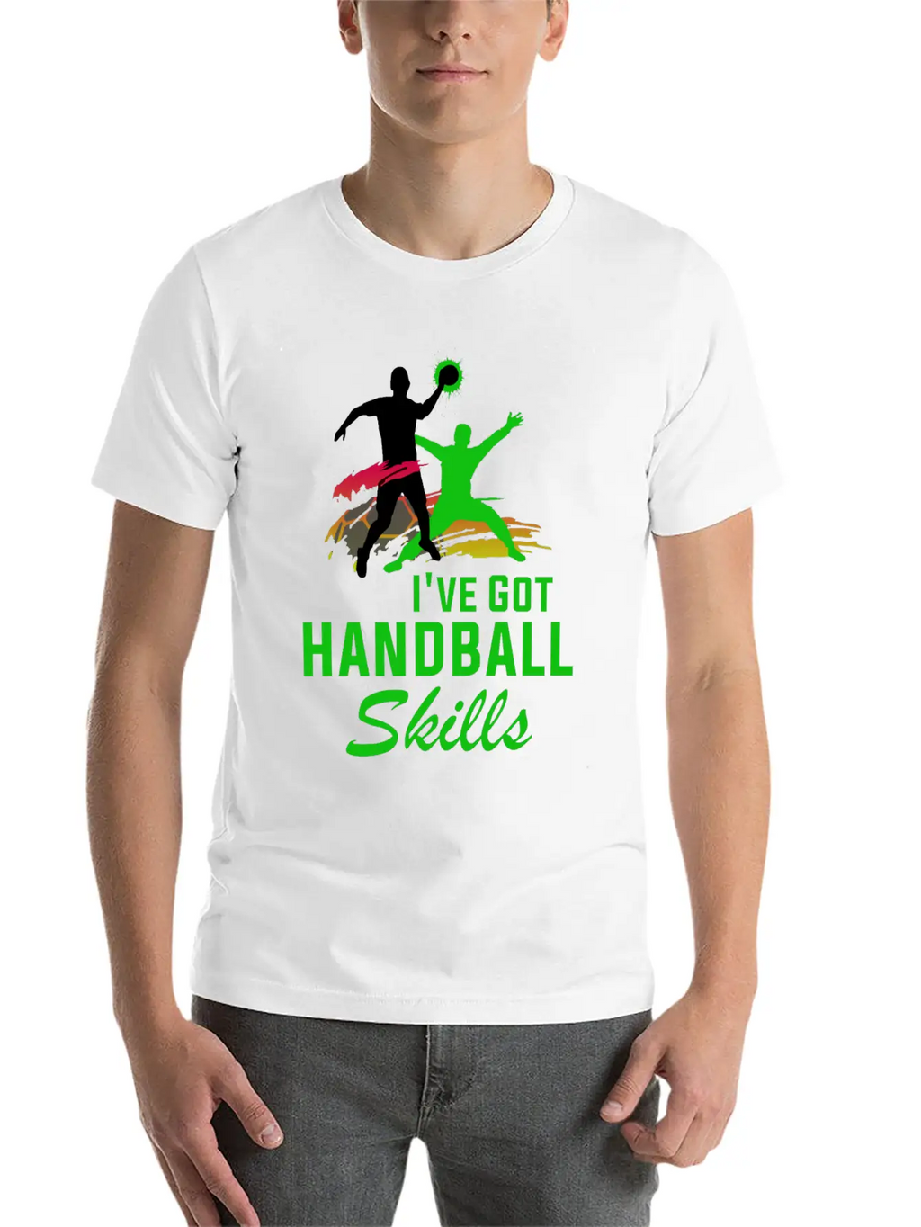 Handball Hand Ball Player Throw Sports Tournament Breathable Graphic T-Shirt – Perfect For Casual Days