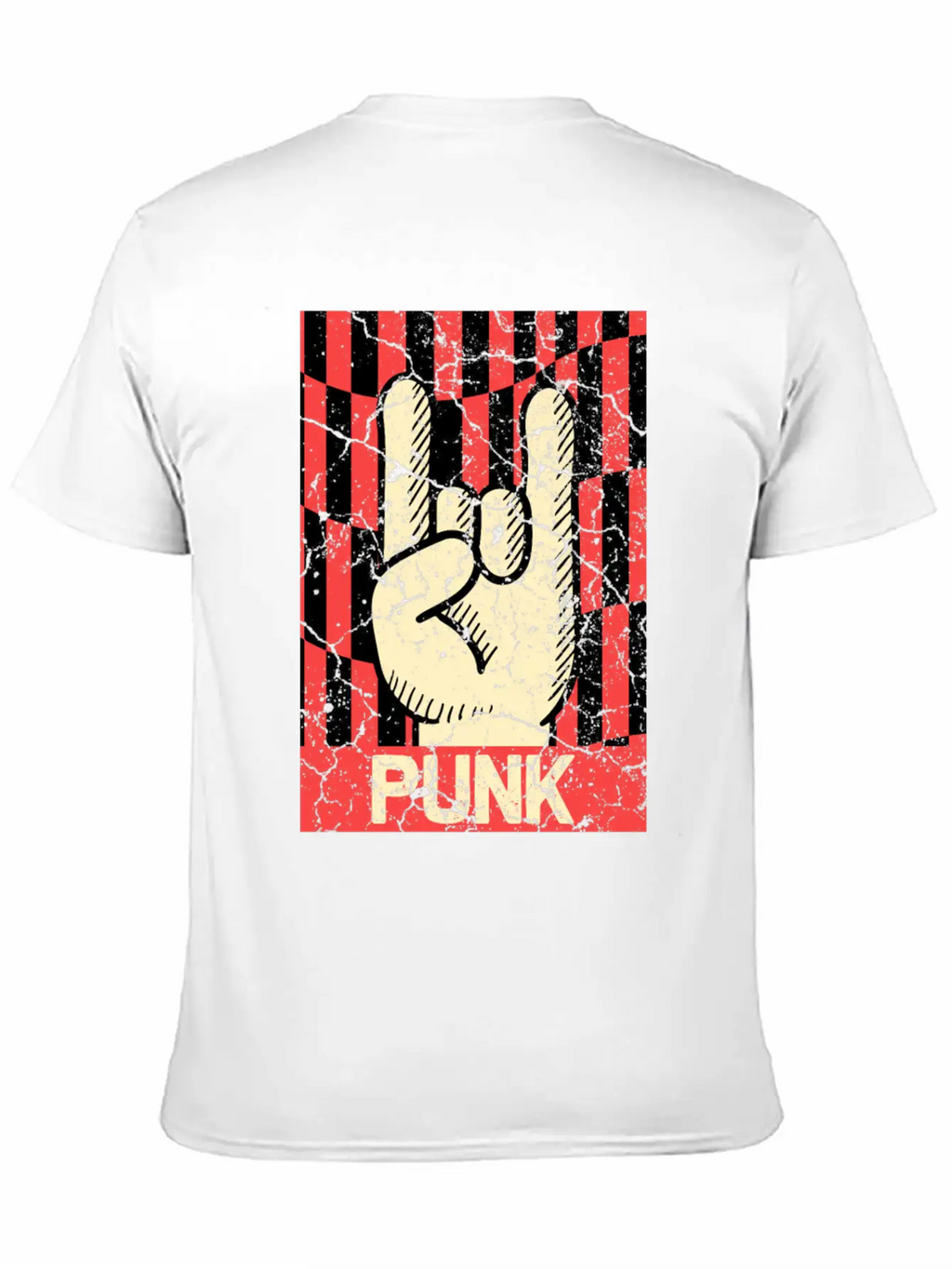 Hands Horn Retro Punk Rock Punks Breathable Graphic T-Shirt – Perfect For Casual Days