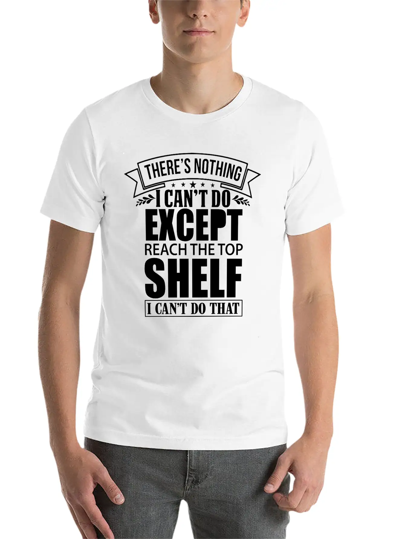 Handwritten Lettering Quote Breathable Soft Cotton T-Shirt – Timeless Casual Look
