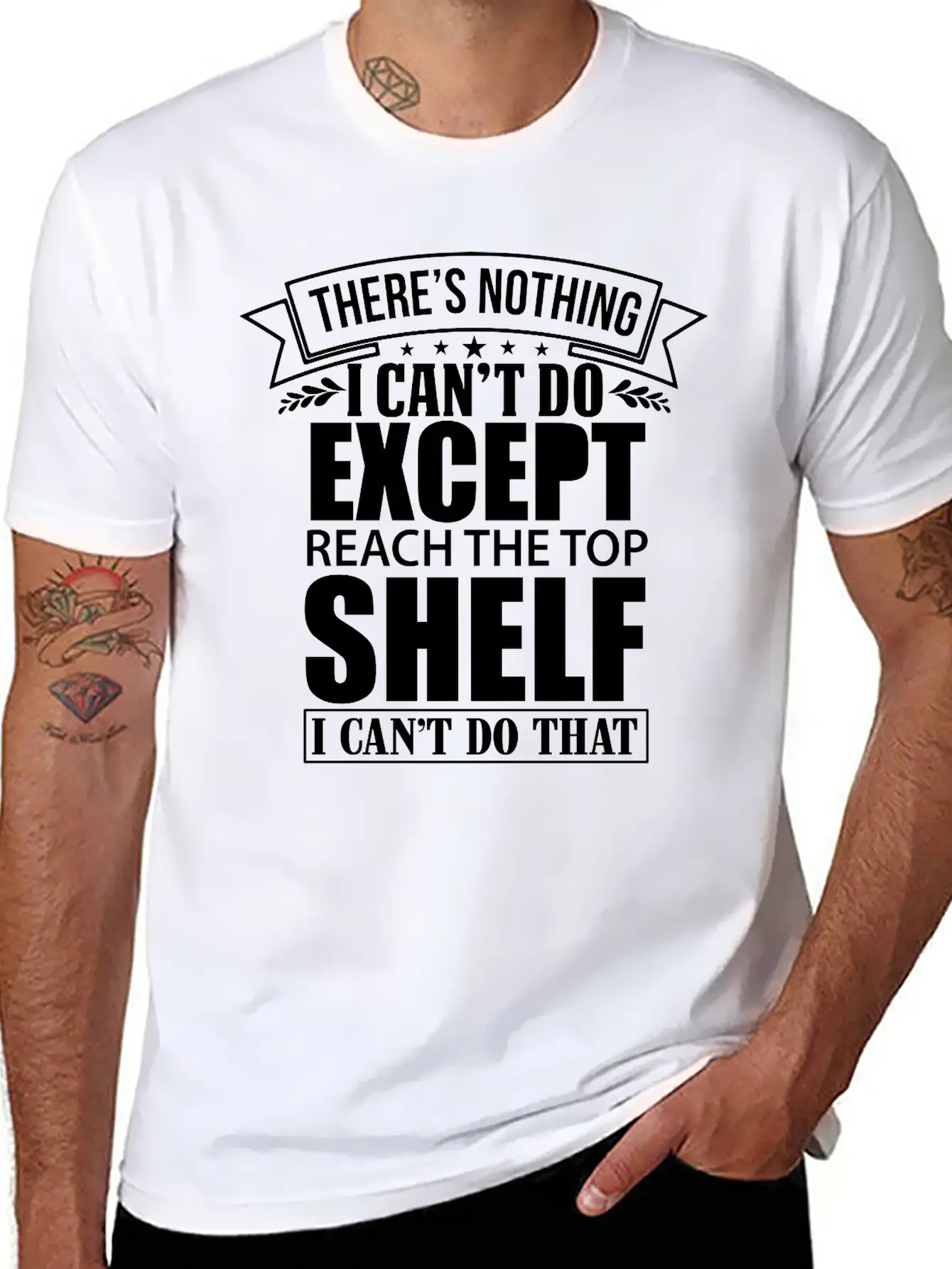 Handwritten Lettering Quote Breathable Soft Cotton T-Shirt – Timeless Casual Look