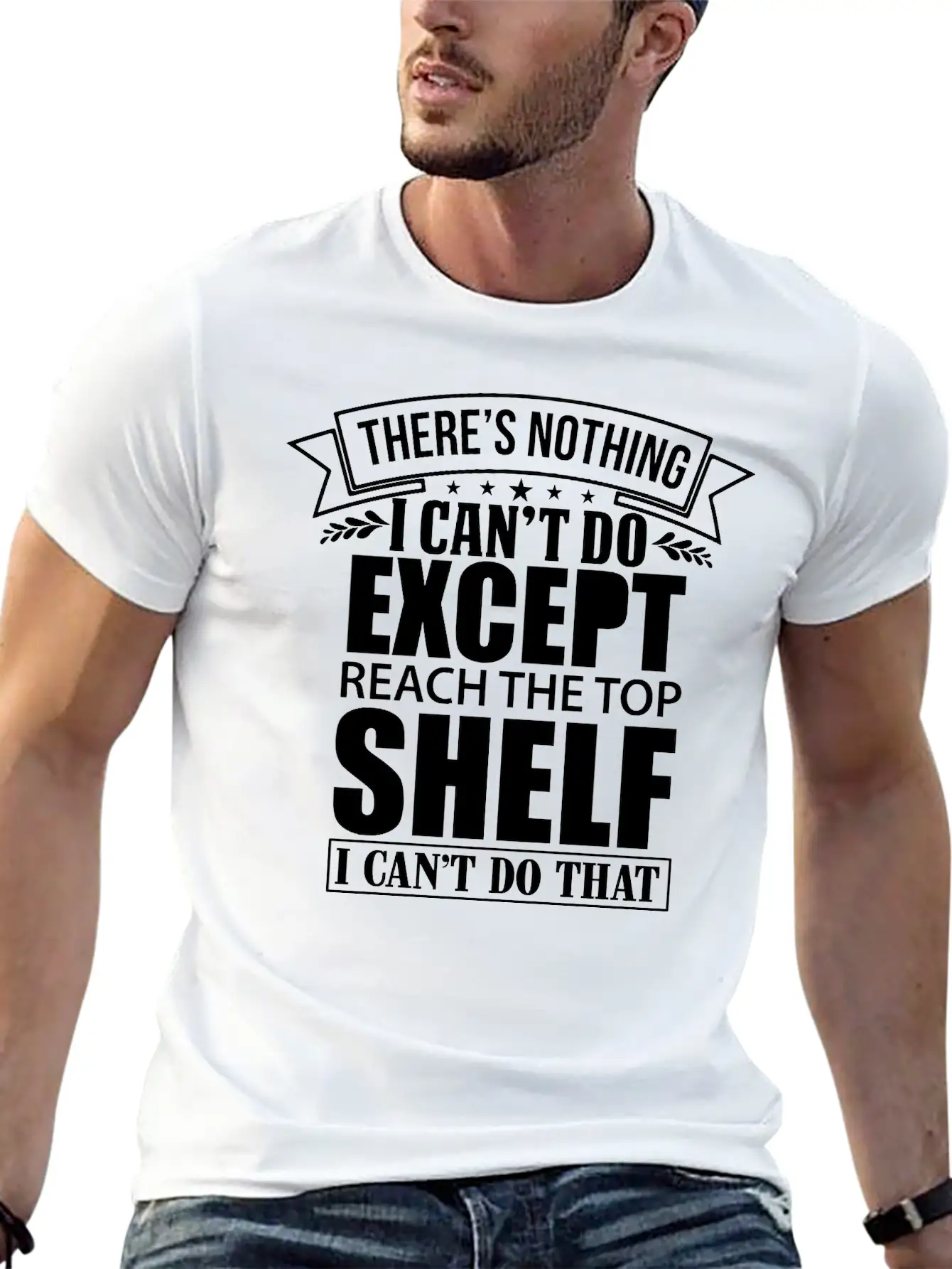 Handwritten Lettering Quote Breathable Soft Cotton T-Shirt – Timeless Casual Look