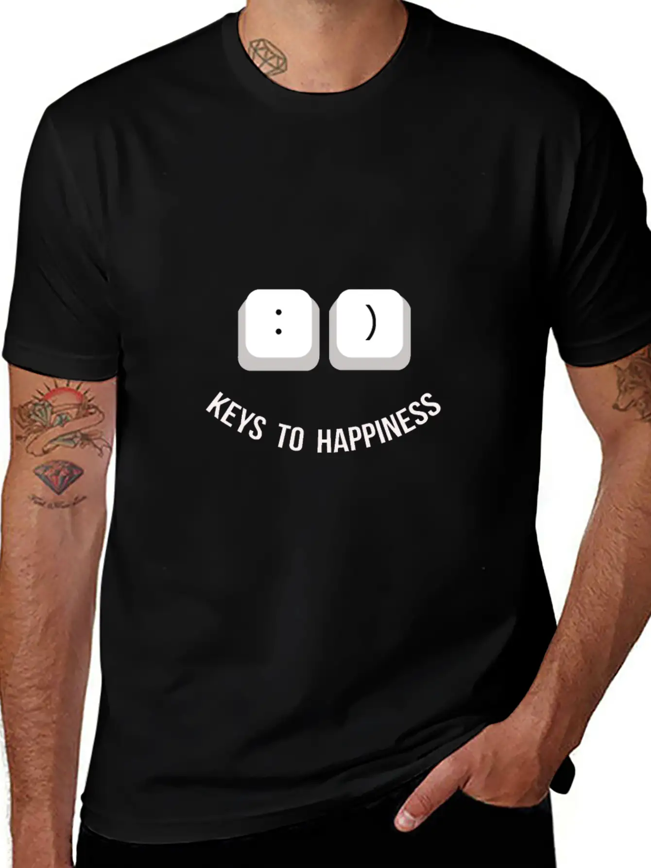 Happiness Essential Cotton Tee For Daily Outfits – Unisex Style