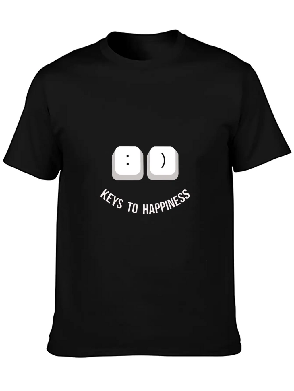 Happiness Essential Cotton Tee For Daily Outfits – Unisex Style