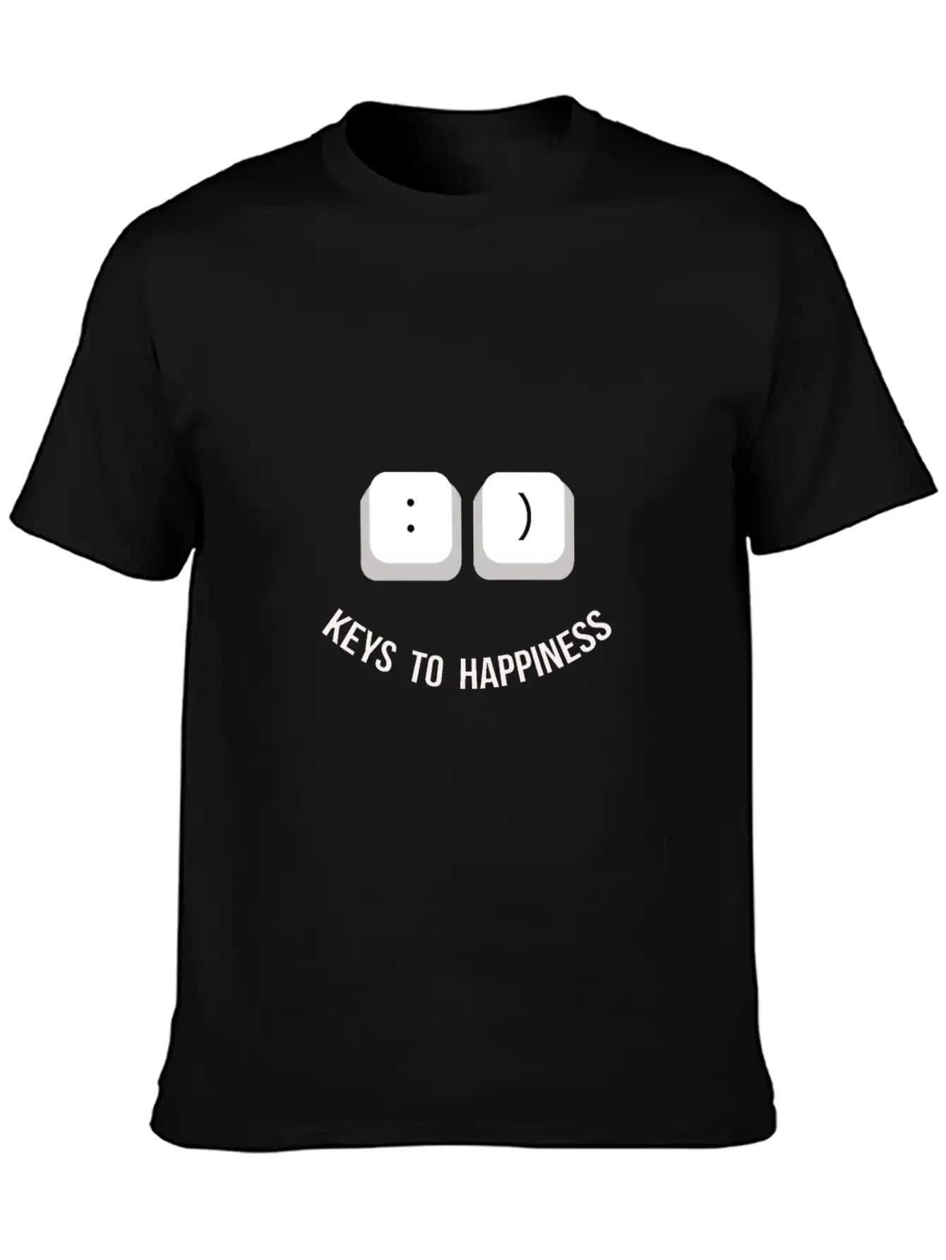 Happiness Essential Cotton Tee For Daily Outfits – Unisex Style