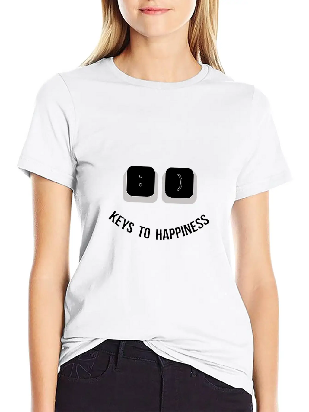 Happiness Essential Cotton Tee For Daily Outfits – Unisex Style