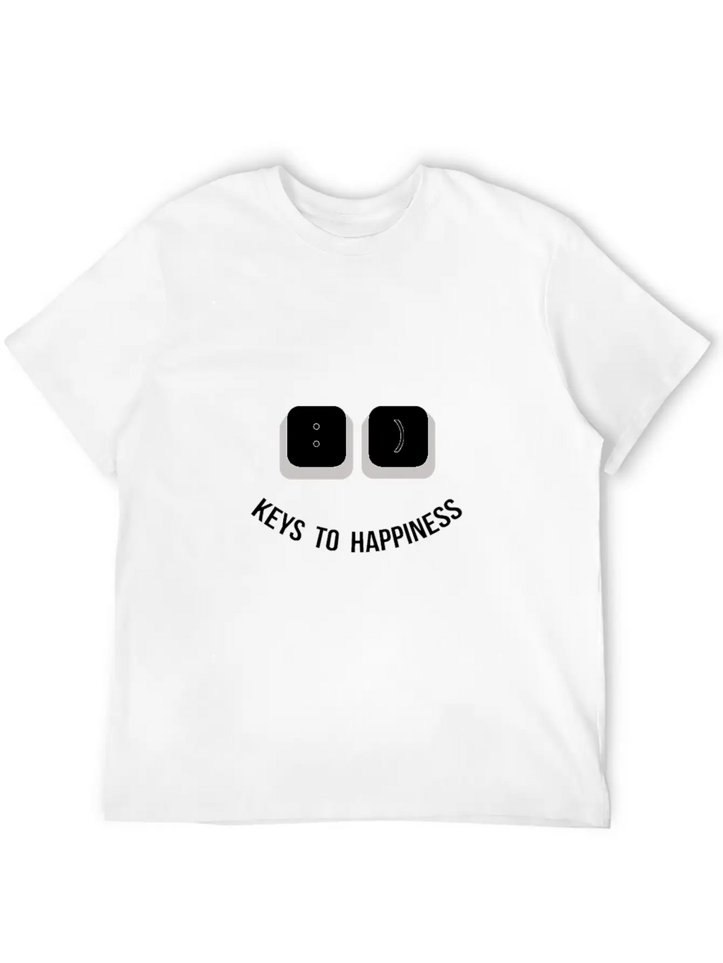 Happiness Essential Cotton Tee For Daily Outfits – Unisex Style