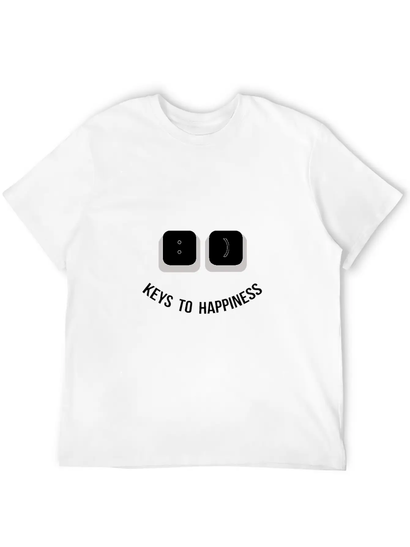 Happiness Essential Cotton Tee For Daily Outfits – Unisex Style