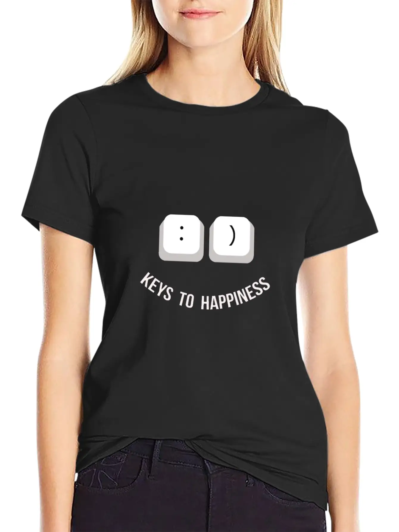 Happiness Essential Cotton Tee For Daily Outfits – Unisex Style