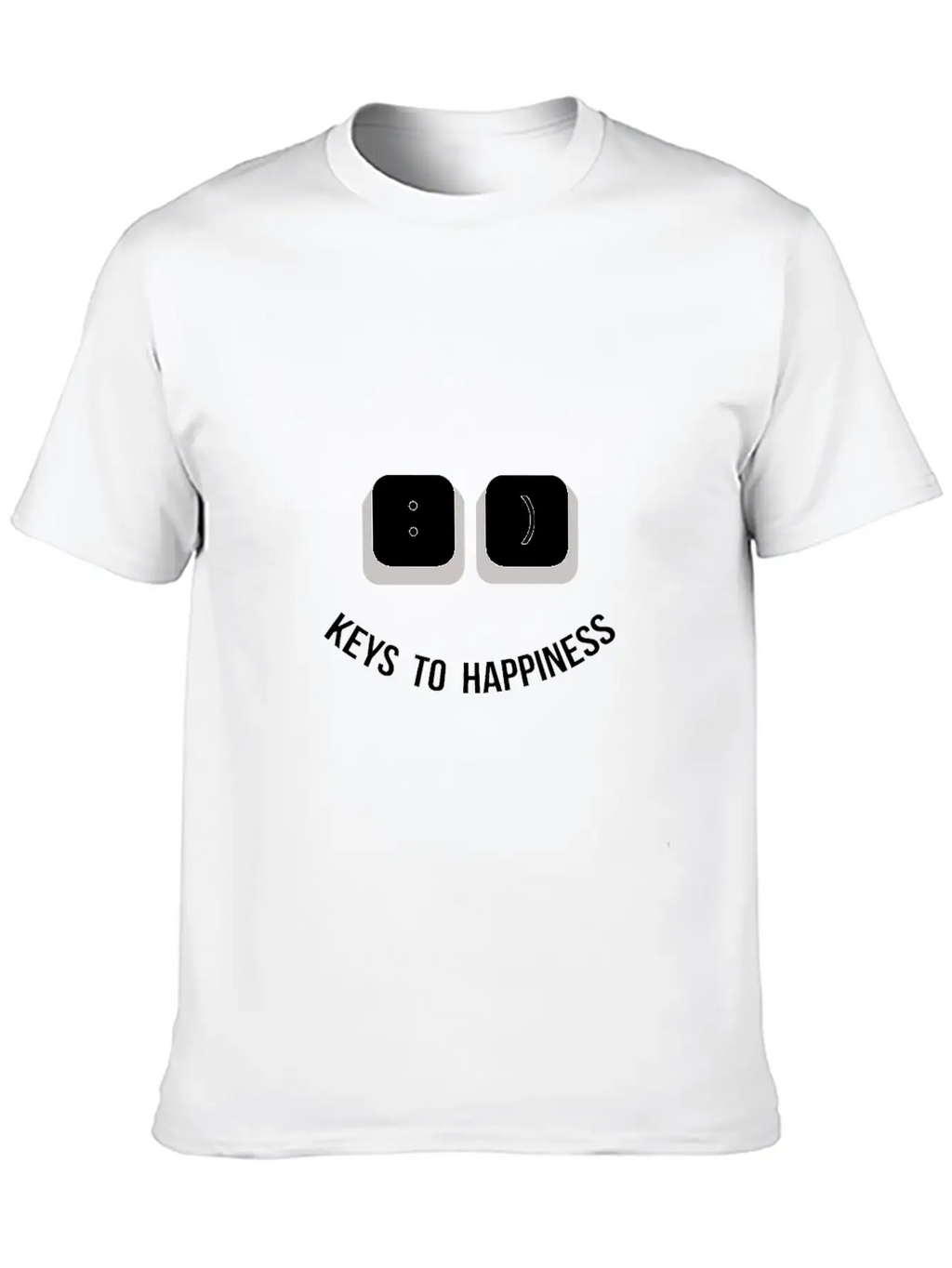 Happiness Essential Cotton Tee For Daily Outfits – Unisex Style