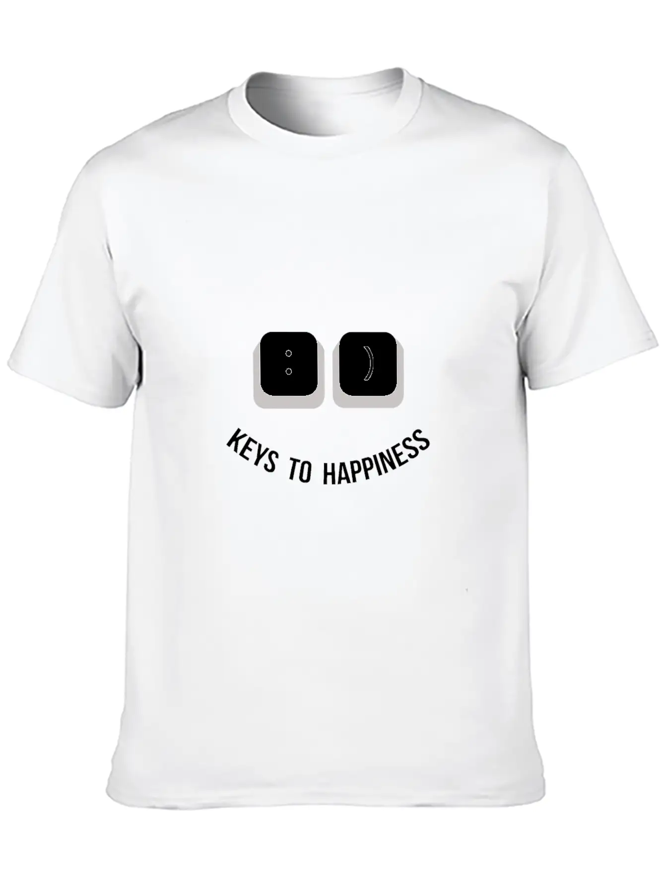 Happiness Essential Cotton Tee For Daily Outfits – Unisex Style
