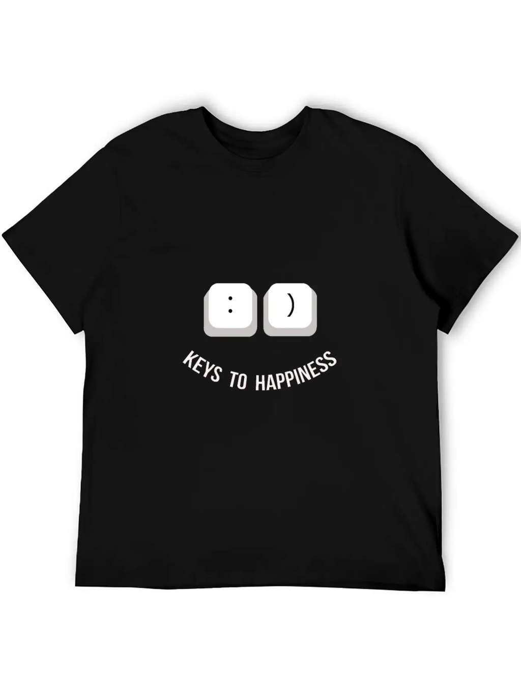 Happiness Essential Cotton Tee For Daily Outfits – Unisex Style