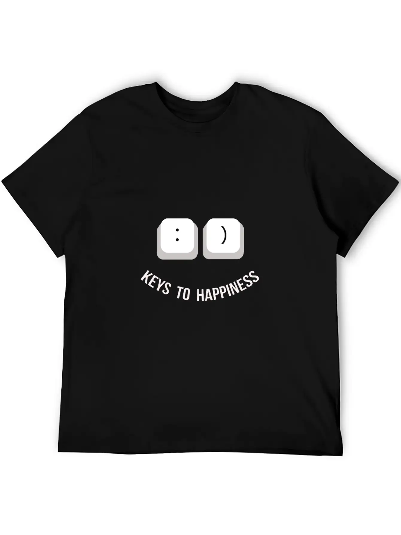 Happiness Essential Cotton Tee For Daily Outfits – Unisex Style
