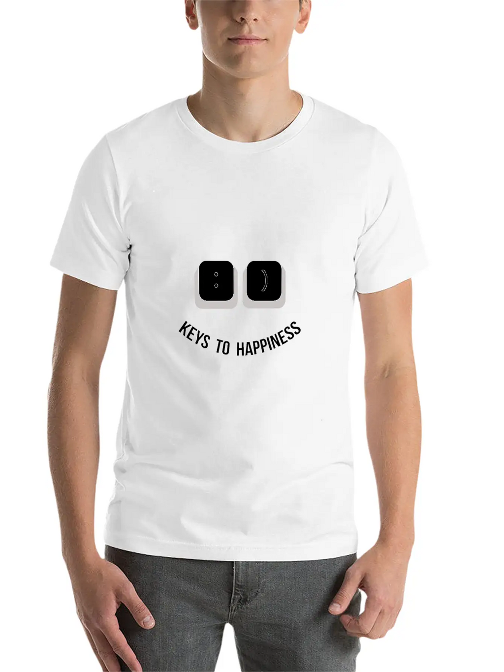 Happiness Essential Cotton Tee For Daily Outfits – Unisex Style