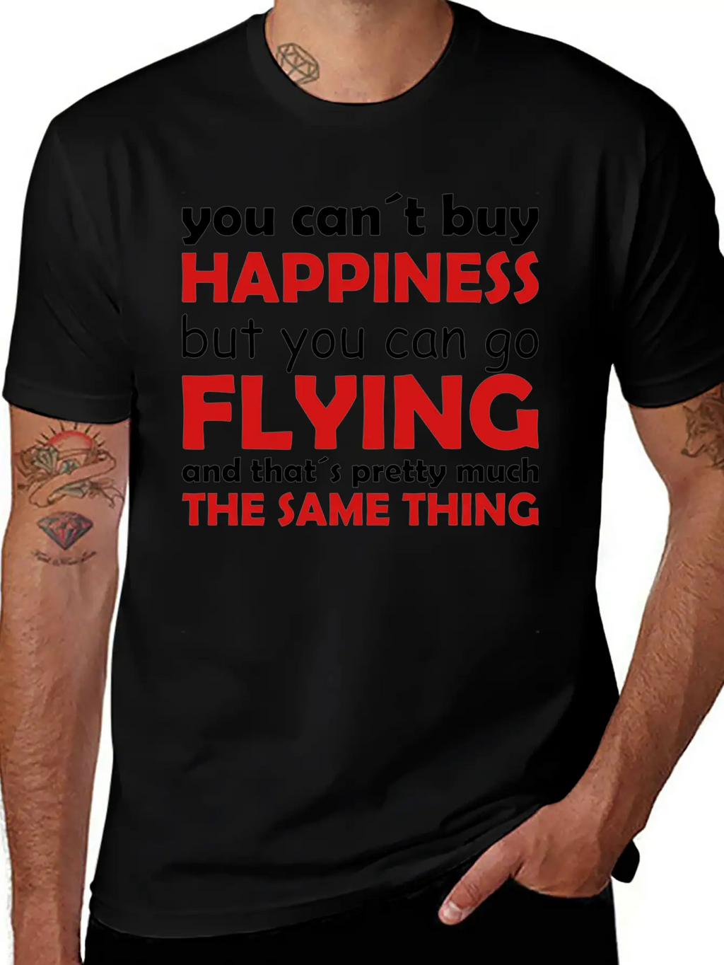 Happiness Flying Classic Cotton Tee – Unisex Comfort For Any Season