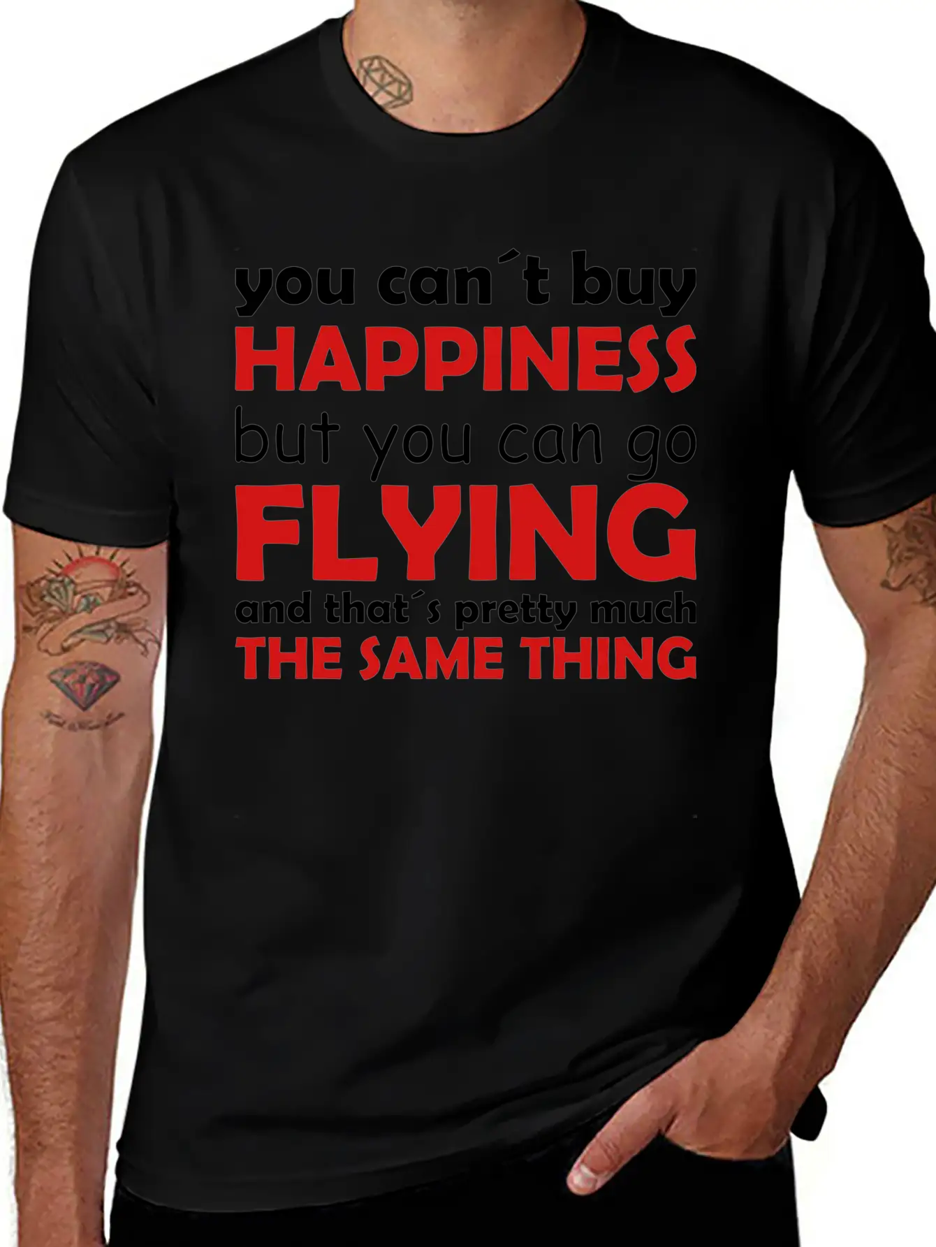 Happiness Flying Classic Cotton Tee – Unisex Comfort For Any Season