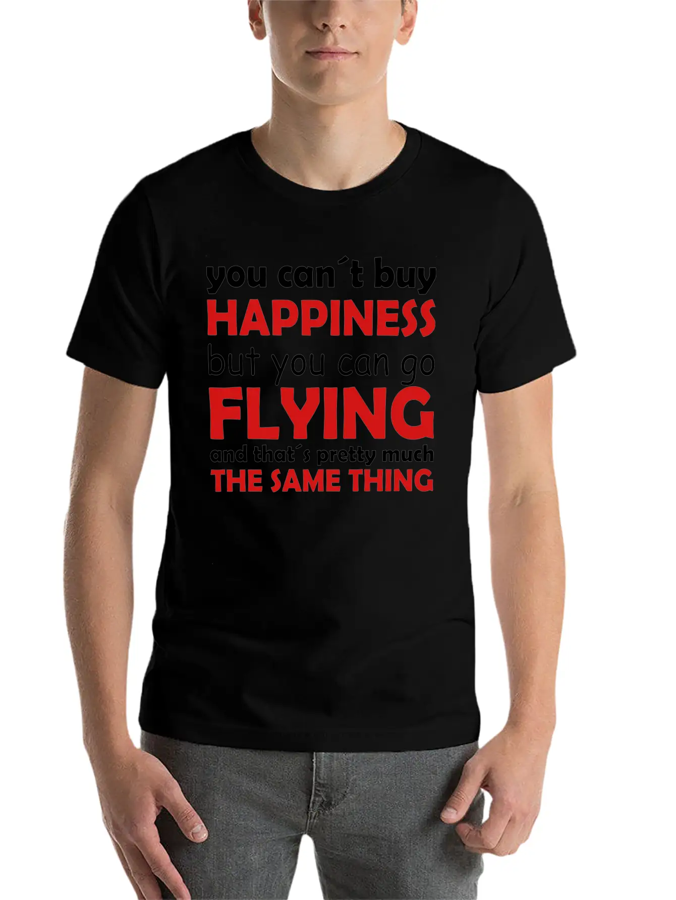 Happiness Flying Classic Cotton Tee – Unisex Comfort For Any Season
