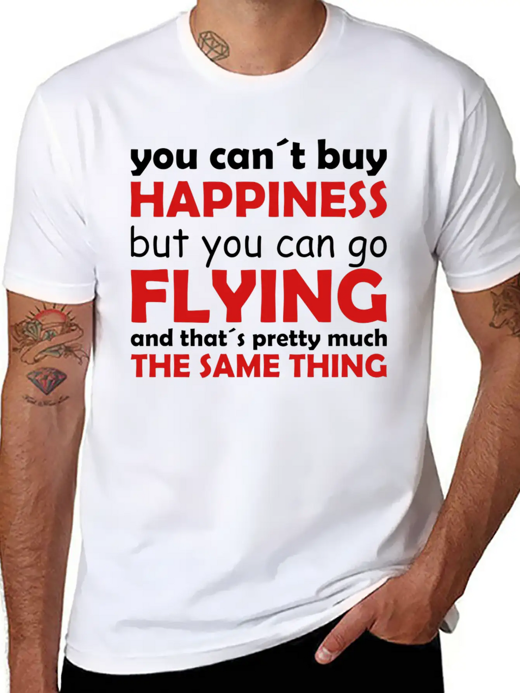 Happiness Flying Classic Cotton Tee – Unisex Comfort For Any Season
