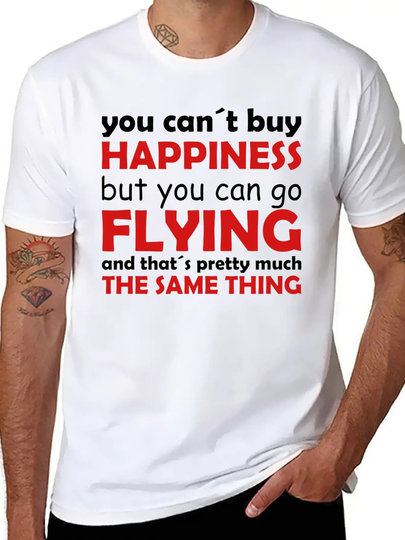Happiness Flying Classic Cotton Tee – Unisex Comfort For Any Season