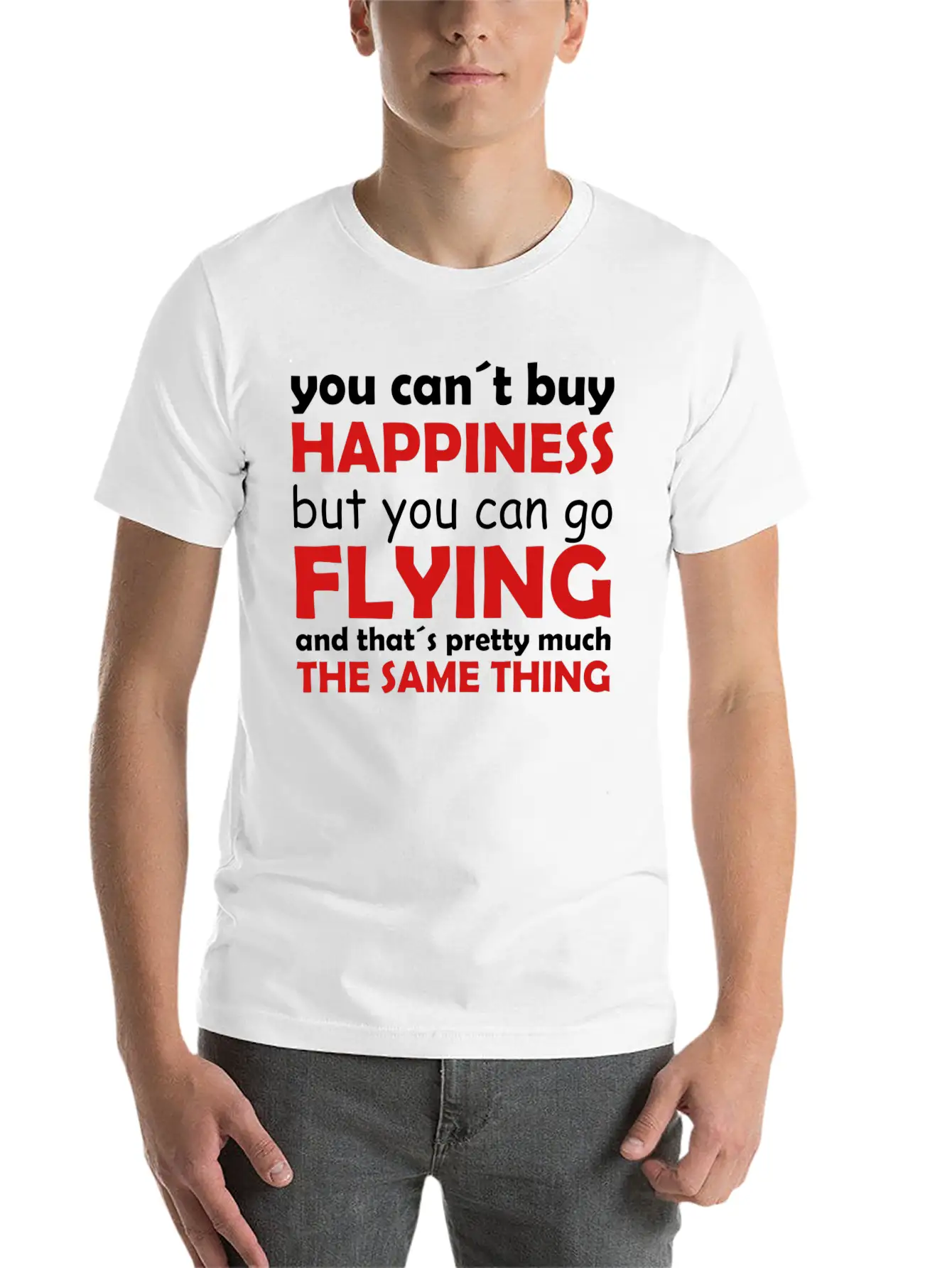 Happiness Flying Classic Cotton Tee – Unisex Comfort For Any Season