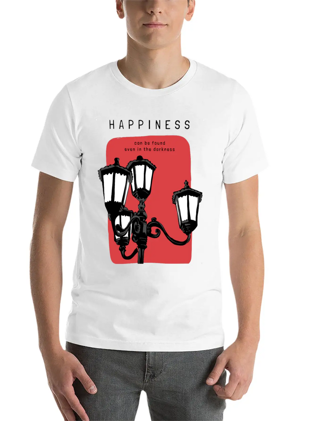 HAPPINESS Unisex Casual T-Shirt – Clean Design For Daily Comfort