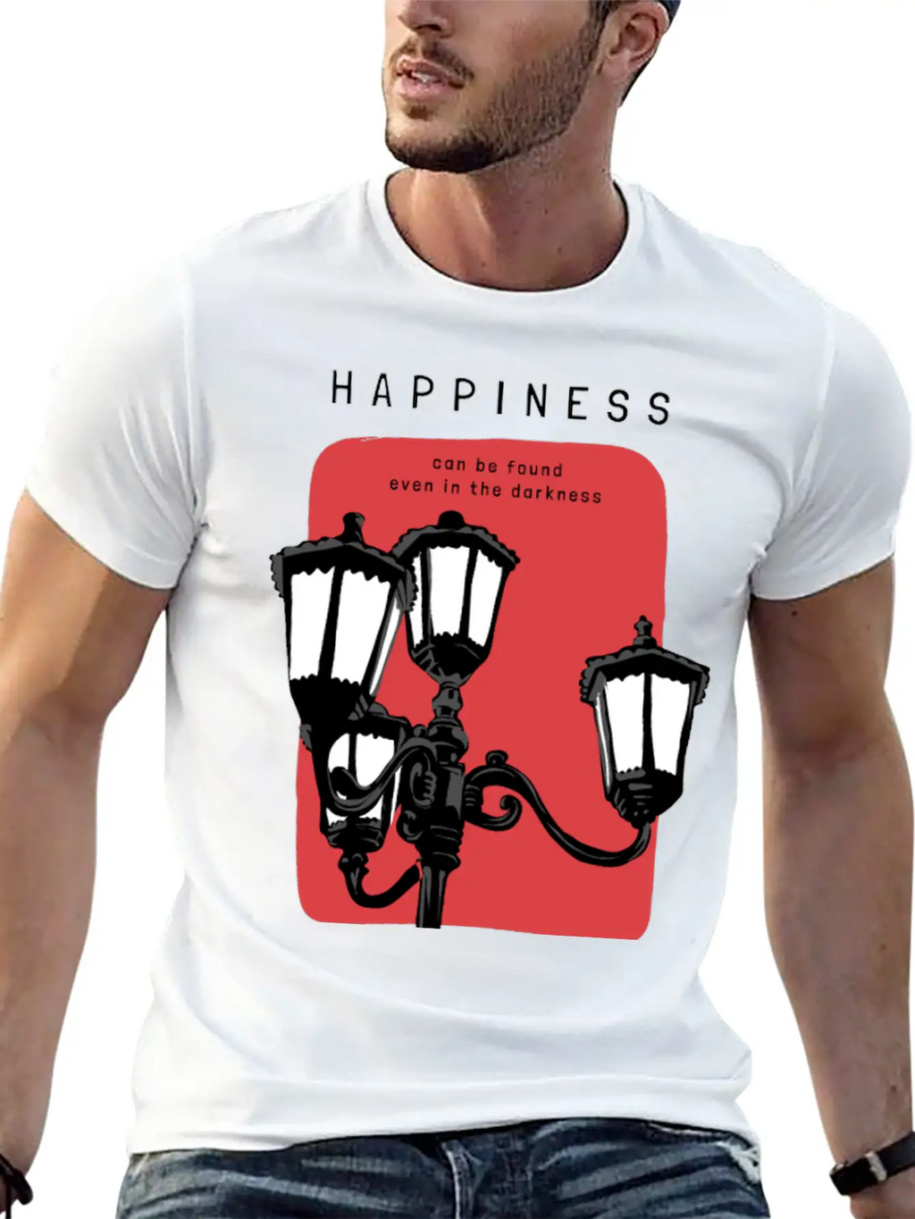 HAPPINESS Unisex Casual T-Shirt – Clean Design For Daily Comfort