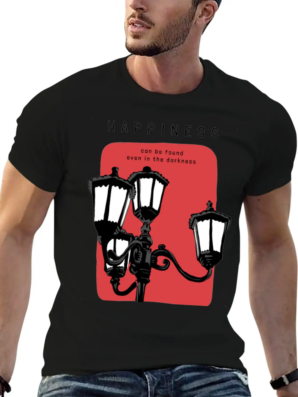 HAPPINESS Unisex Casual T-Shirt – Clean Design For Daily Comfort