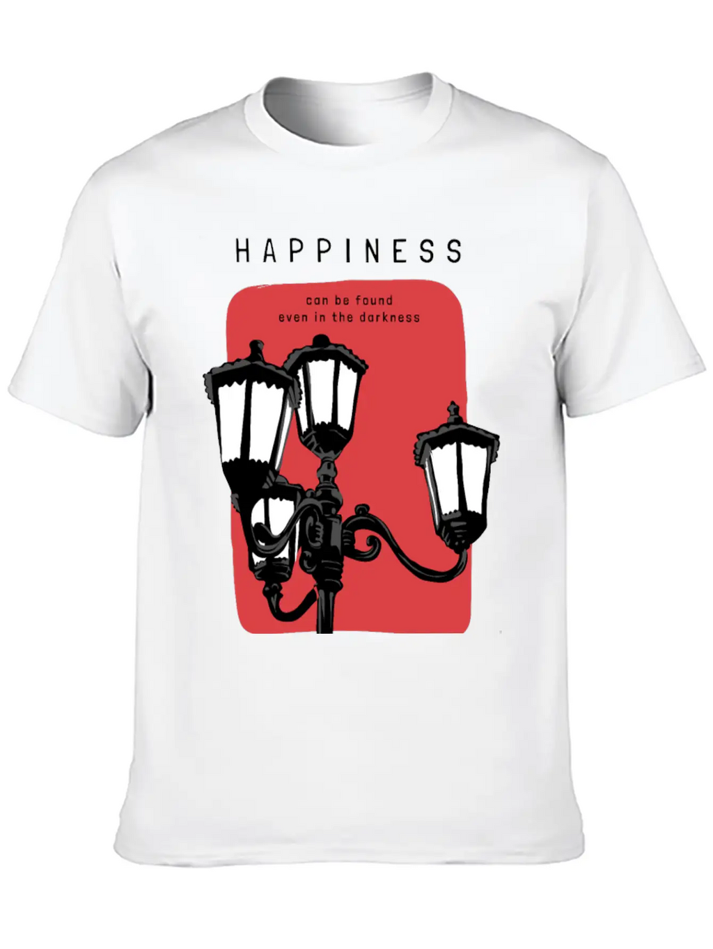 HAPPINESS Unisex Casual T-Shirt – Clean Design For Daily Comfort