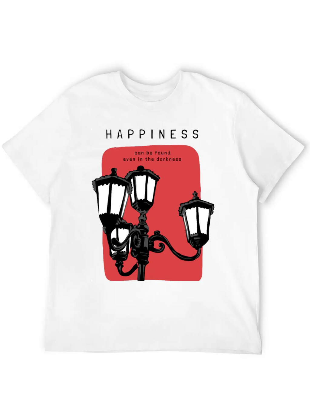 HAPPINESS Unisex Casual T-Shirt – Clean Design For Daily Comfort
