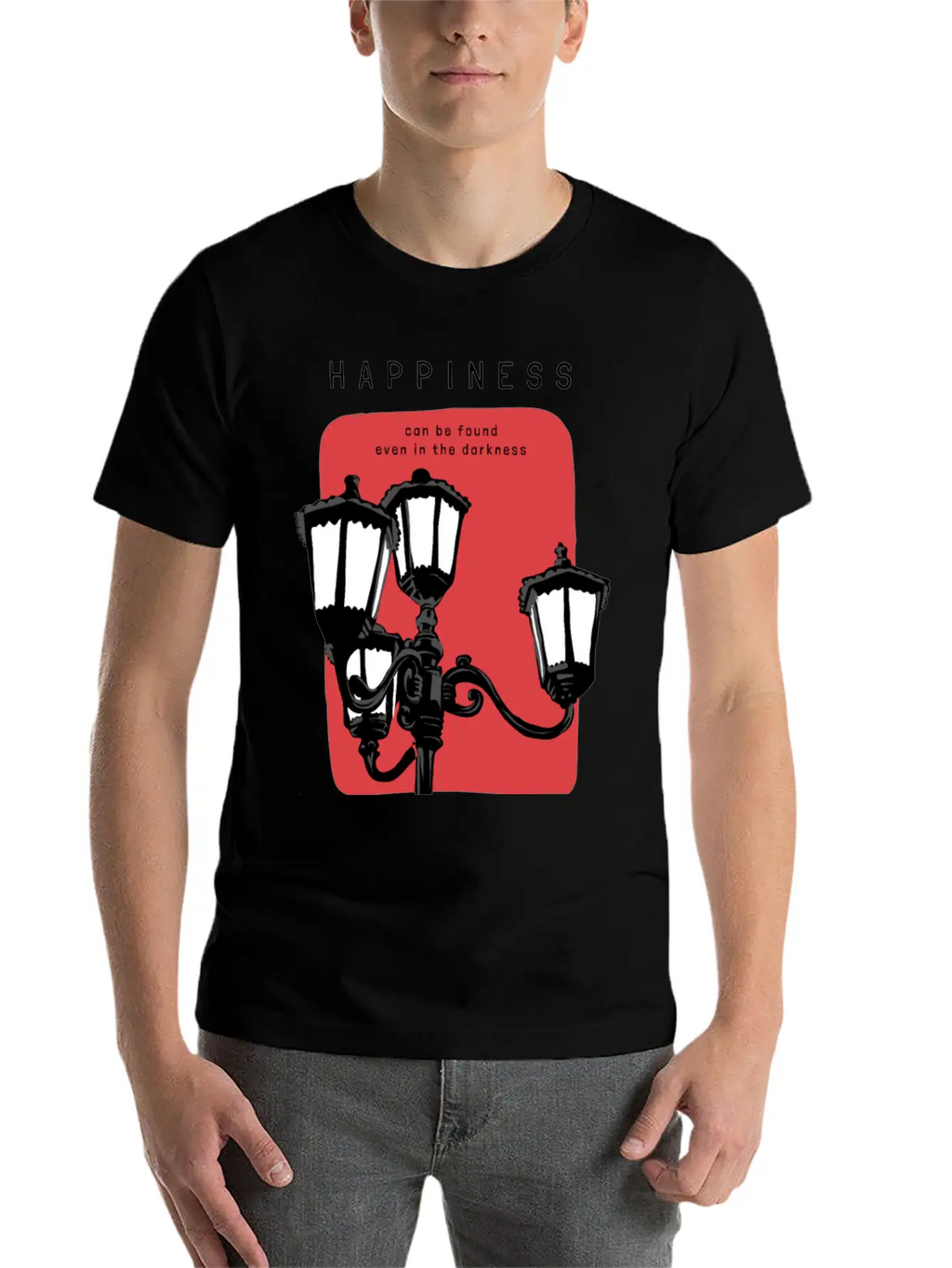 HAPPINESS Unisex Casual T-Shirt – Clean Design For Daily Comfort