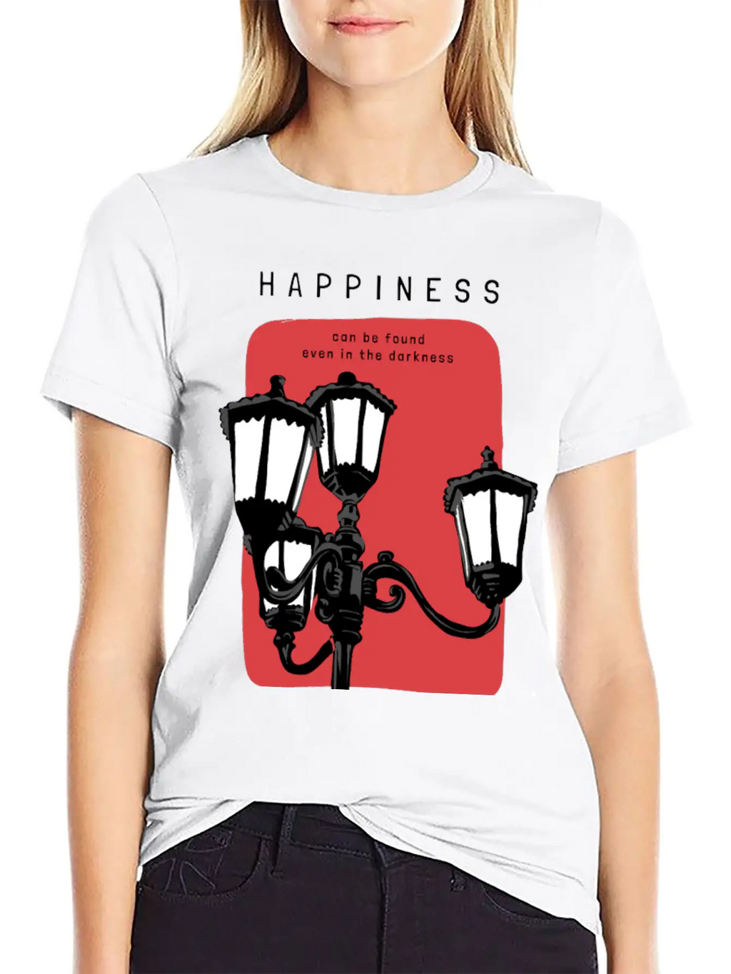 HAPPINESS Unisex Casual T-Shirt – Clean Design For Daily Comfort
