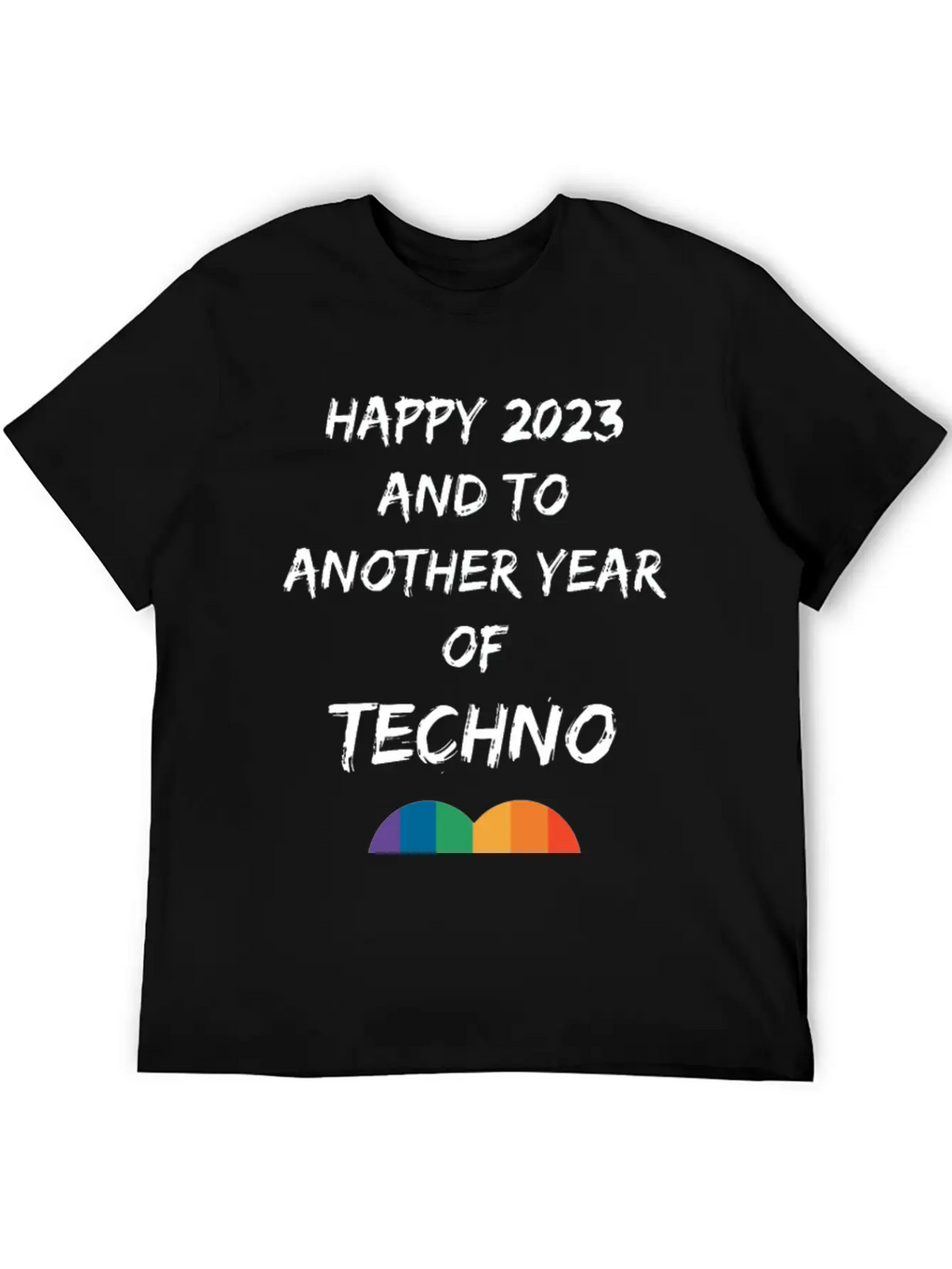 HAPPY 2023 EDM TECHNO LGBTQ HEART SHIRT Timeless Short Sleeve Tee – Comfy And Minimalist Design