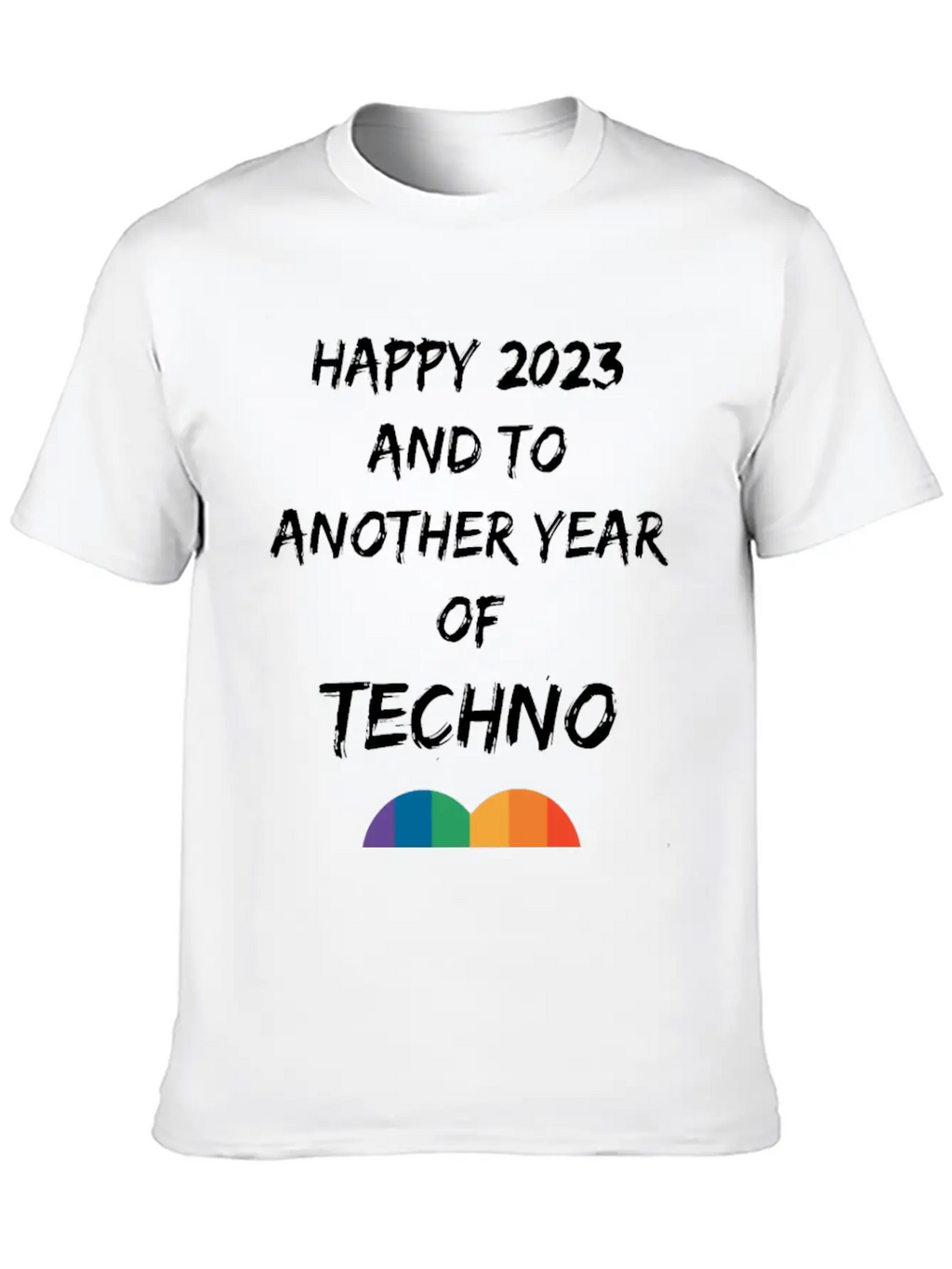 HAPPY 2023 EDM TECHNO LGBTQ HEART SHIRT Timeless Short Sleeve Tee – Comfy And Minimalist Design