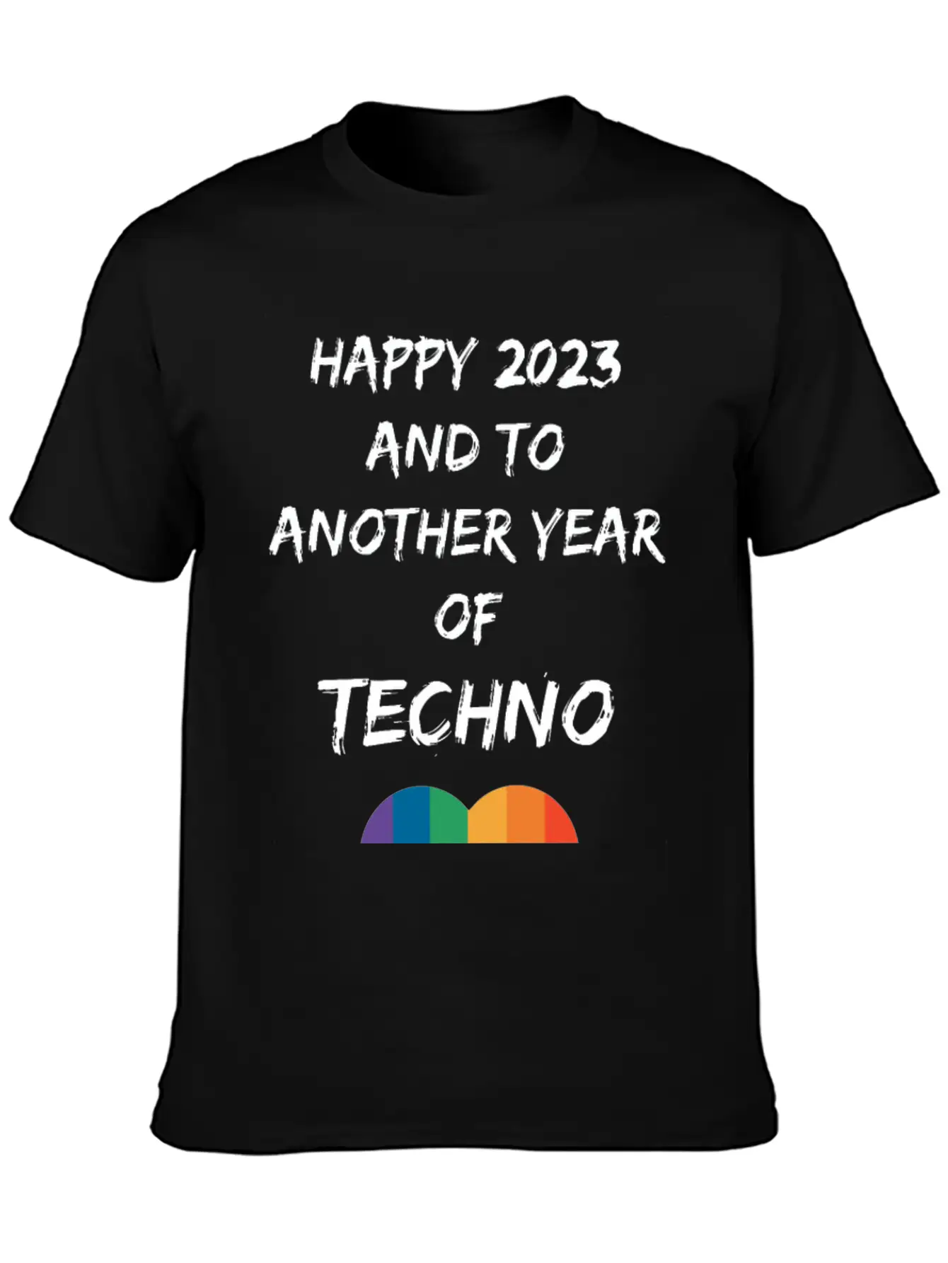 HAPPY 2023 EDM TECHNO LGBTQ HEART SHIRT Timeless Short Sleeve Tee – Comfy And Minimalist Design