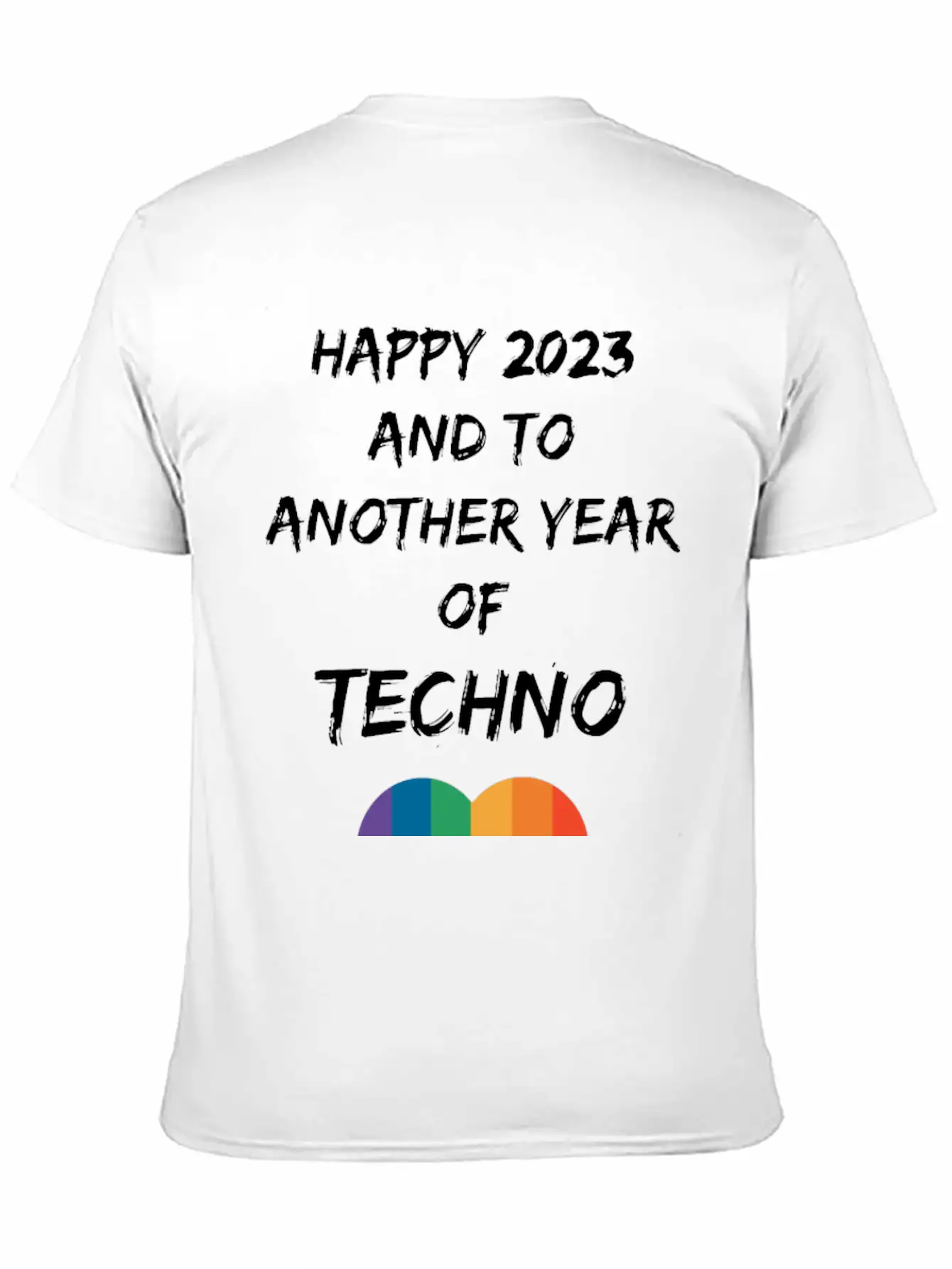 HAPPY 2023 EDM TECHNO LGBTQ HEART SHIRT Timeless Short Sleeve Tee – Comfy And Minimalist Design