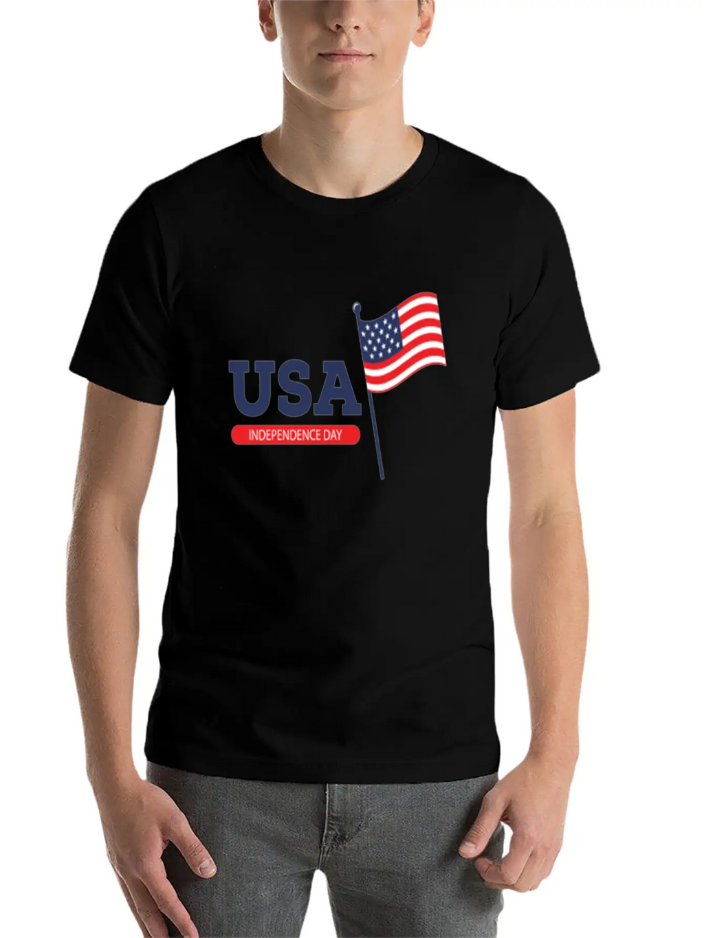 Happy 4th Of July Stylish Everyday T-Shirt – Unisex Basic Cotton Tee